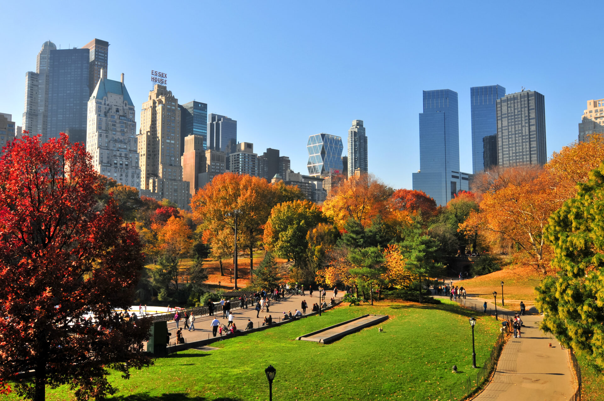 vistar central park en nueva york